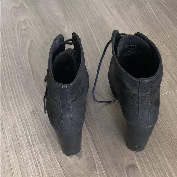 H&M platform booties high heel black ankle boots - Picture 3 of 4